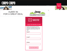 Tablet Screenshot of corpoacorpo.com.br